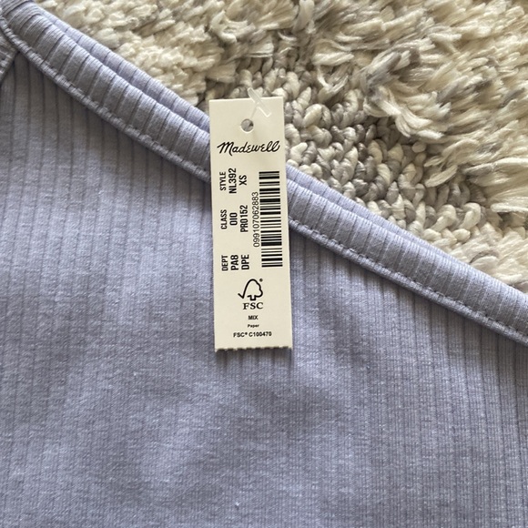 NWT Madewell one shoulder tank - Picture 2 of 3